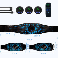 Upgraded Silicone Fitness Belt for Abdominal Exercise